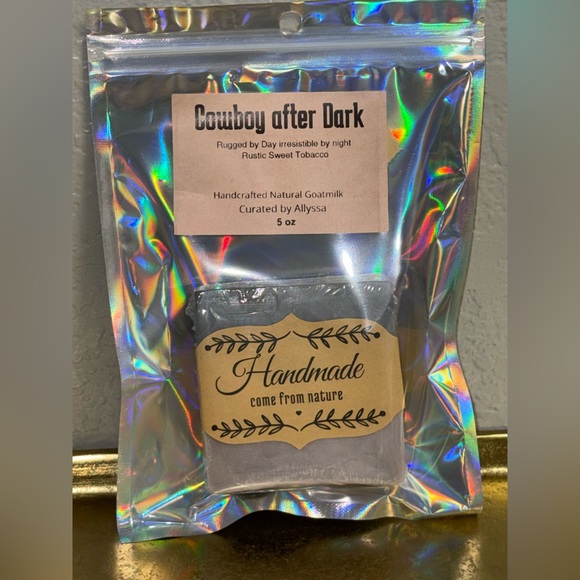 Cowboy After Dark Goat Milk Soap Handcrafted bar - Picture 5 of 5